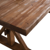 Vintage Rectangular Dining Table, Brown, 77"x35.4"x30.0"