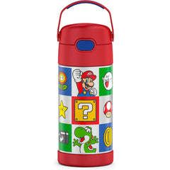 Thermos Funtainer - 12 Ounce Bottle - Super Mario Bros