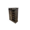 Rural sliding barn door storage cabinet, convenient, simple and easy to clean, can be placed in the kitchen, bathroom, living room