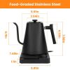 1200W Electric Gooseneck Kettle With Precise Temperature Control Up to 24H Timer Auto Off Protection