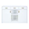 ACME Paxley Server, White High Gloss Finish DN01612