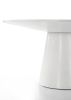 Jasper White 5 Piece 59" Wide Contemporary Round Dining Table Set with Beige Fabric Chairs