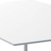 31.50"Modern Octagonal Coffee Table with MDF Table Top,Metal Base, for Dining Room, Kitchen, Living Room,White