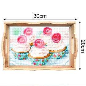 New Diamond Painting Dinner Plate DIY Handmade (Option: CANP201)