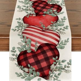 Table Decor Valentine's Day Printed Tablecloth (Color: Style 13)