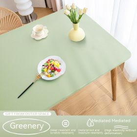 Sheepskin All-inclusive Tablecloth Waterproof And Oil-proof Disposable Anti-scald Tablecloth (Option: Grass Green-Suitable For 60X120cm)